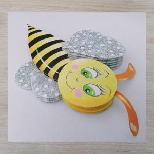 Kit DIY créatif pour faire-soi même son abeille en 3D