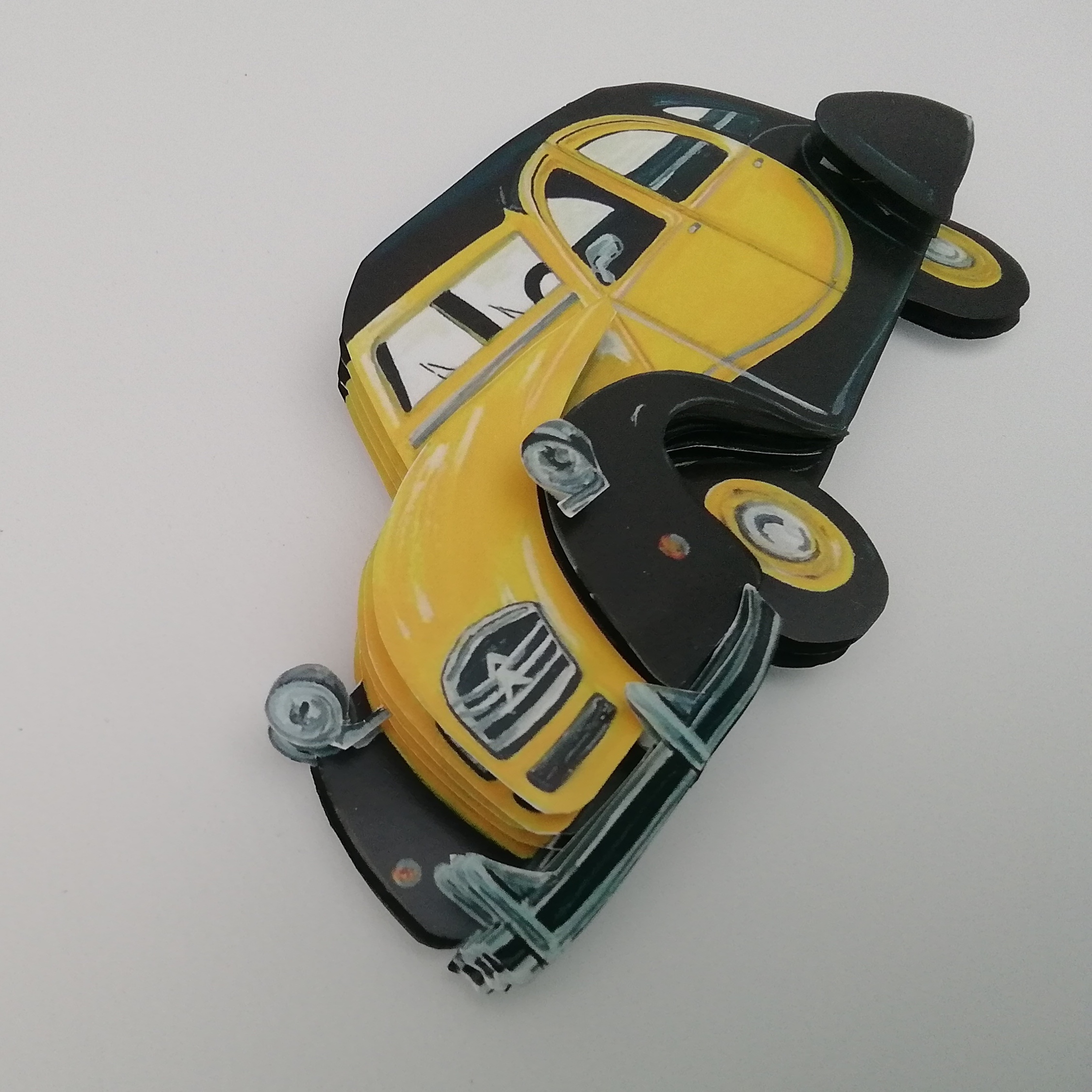 2 chevaux vue de coté dessinée pour l'animation 3D lespapillons apprivoisés