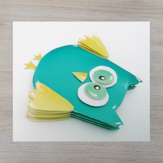oiseau hibou vert kits creatif 3d cadre grand format hiboux